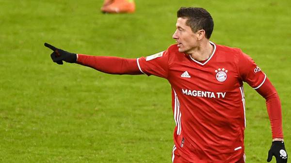 32-летний Левандовский стал самым быстрым игроком в матче с «Байером», развив скорость 34,2 км/ч