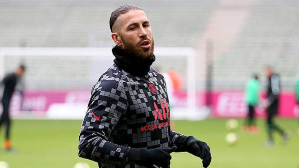 Рамос не сыграет в матче «ПСЖ» с «Монако» в Лиге 1