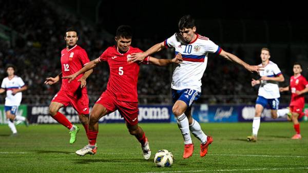 Сборная России одержала волевую победу над командой Киргизии в товарищеском матче